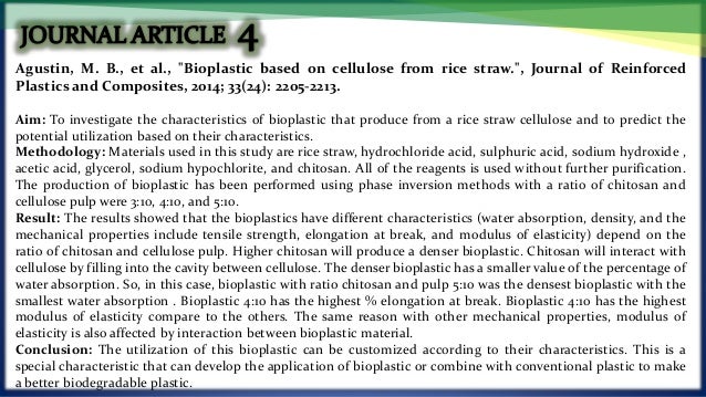 Bioplastics