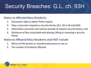 Identify and assess reasonable foreseeable internal and external risks