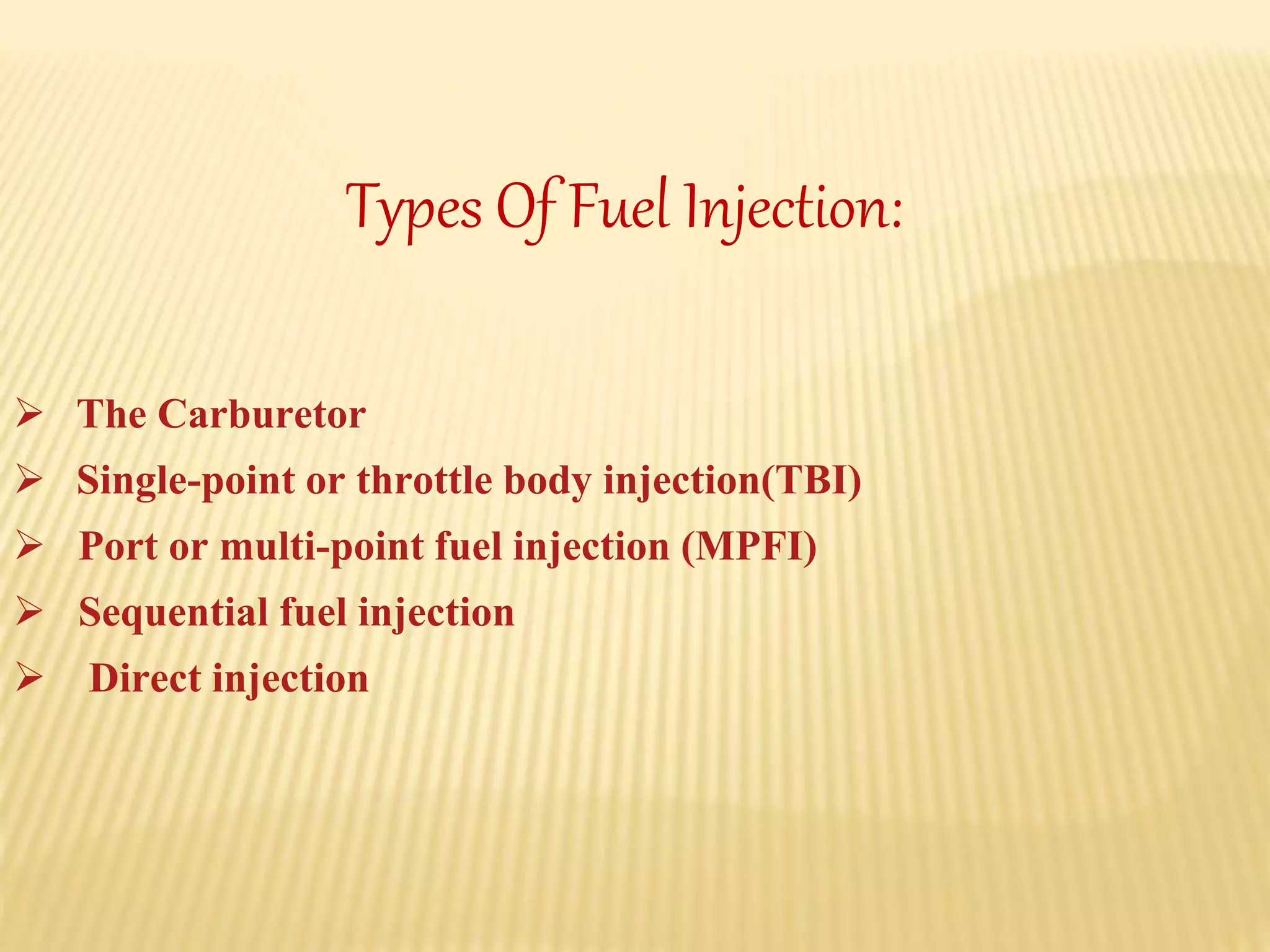 Gasoline direct injection | PPT