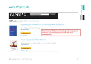 www.PaperC.de




                                             Kommerzielle Plattform, Anmeldung notwendig, Lesen
        ...