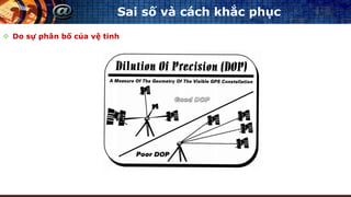 Sai số và cách khắc phục
 Do sự phân bố của vệ tinh
 