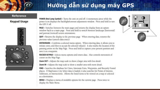 Hướng dẫn sử dụng máy GPS
 