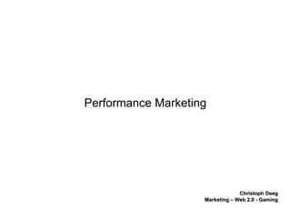 Performance Marketing 