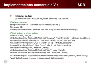 Capes de l‘arquitectura del Cloud Computing I   Software as a Service (SaaS)La capa SaaS és la de major nivell i ofereix aplicacions completes com a serveis multi-arrendats sota demanda (on entenem serveis multi-arrendats per serveis on una sola instància del proveïdor, dona servei a diverses organitzacions client).Hi ha molts exemples coneguts, com per exemple els Google Apps. Platform as a Service (PaaS)La capa d’ enmig o PaaS, es l’ encapsulació d’una abstracció de l’entorn de desenvolupament i l’ empaquetament d’ un conjunt de serveis.Per exemple una imatge Xen (part del servei AWS), contenint una pila bàsica web  (una distro de linux, un servidor web i un ambient de programació com Ruby).5