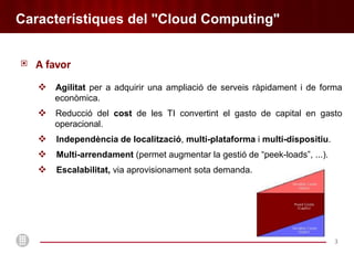      Capes de l’ arquitectura del CloudComputing