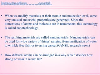 Nanotechnology: Understanding the Applications in Nutrition Science 