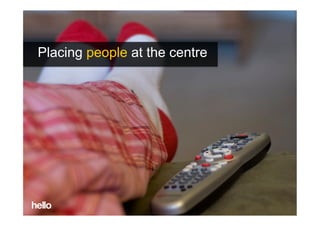 Placing people at the centre
 
