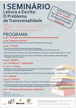 Seminário sobre a Língua Portuguesa