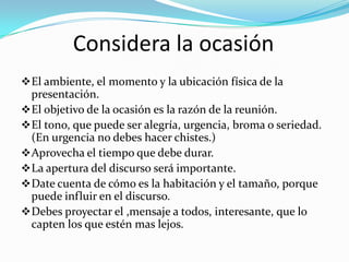 Has una lista de temas probables.