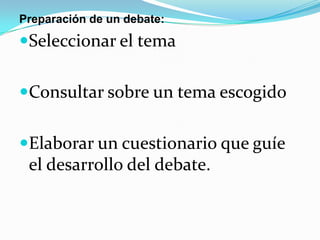 Usa con cuidado la información que recogiste del publico.