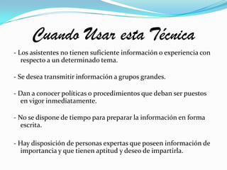 IntroducciónEstablece el objetivo del discurso, y anticipa los puntos mas importantes desde el principio.