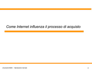 Come Internet influenza il processo di acquisto 