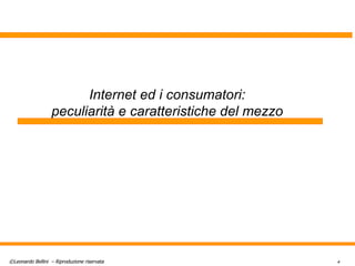Internet ed i consumatori: peculiarità e caratteristiche del mezzo 