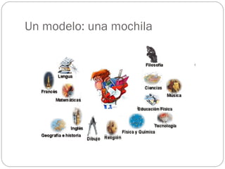 Un modelo: una mochila 