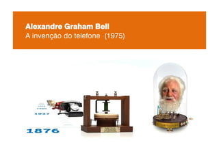 Alexandre Graham Bell
A invenção do telefone (1975)
 