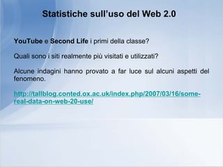 Seminario "Web 2.0 per la Statistica"