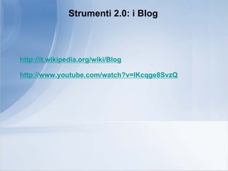 Seminario "Web 2.0 per la Statistica"