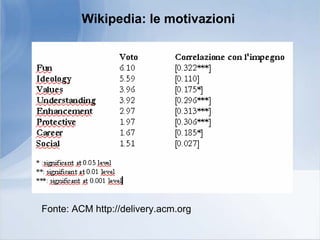 Seminario "Web 2.0 per la Statistica"