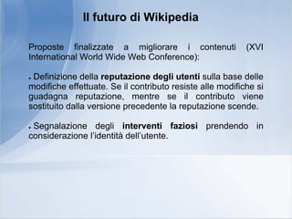 Seminario "Web 2.0 per la Statistica"