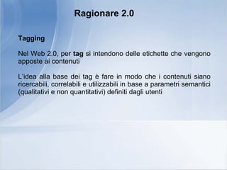 Seminario "Web 2.0 per la Statistica"