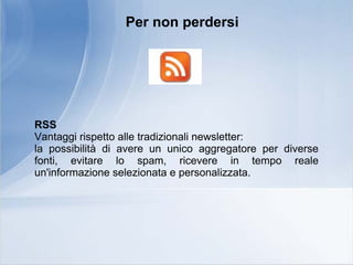 Seminario "Web 2.0 per la Statistica"