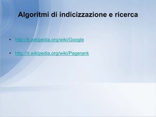 Seminario "Web 2.0 per la Statistica"