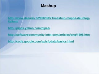 Seminario "Web 2.0 per la Statistica"