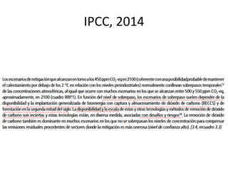 IPCC, 2014
 