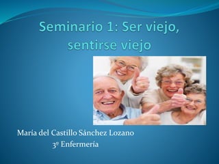 María del Castillo Sánchez Lozano 
3º Enfermería 
 