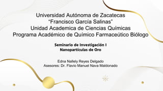 Universidad Autónoma de Zacatecas
“Francisco García Salinas”
Unidad Academica de Ciencias Químicas
Programa Académico de Químico Farmaceútico Biólogo
 