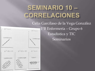 Celia Garcilaso de la Vega González
1ºB Enfermería – Grupo 6
Estadística y TIC
Seminarios
 