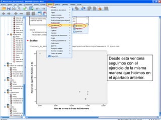 Desde esta ventana
seguimos con el
ejercicio de la misma
manera que hicimos en
el apartado anterior.
 