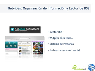2.0www.mentalidadweb.comPágina 14Menos productos y más soluciones comunicativas