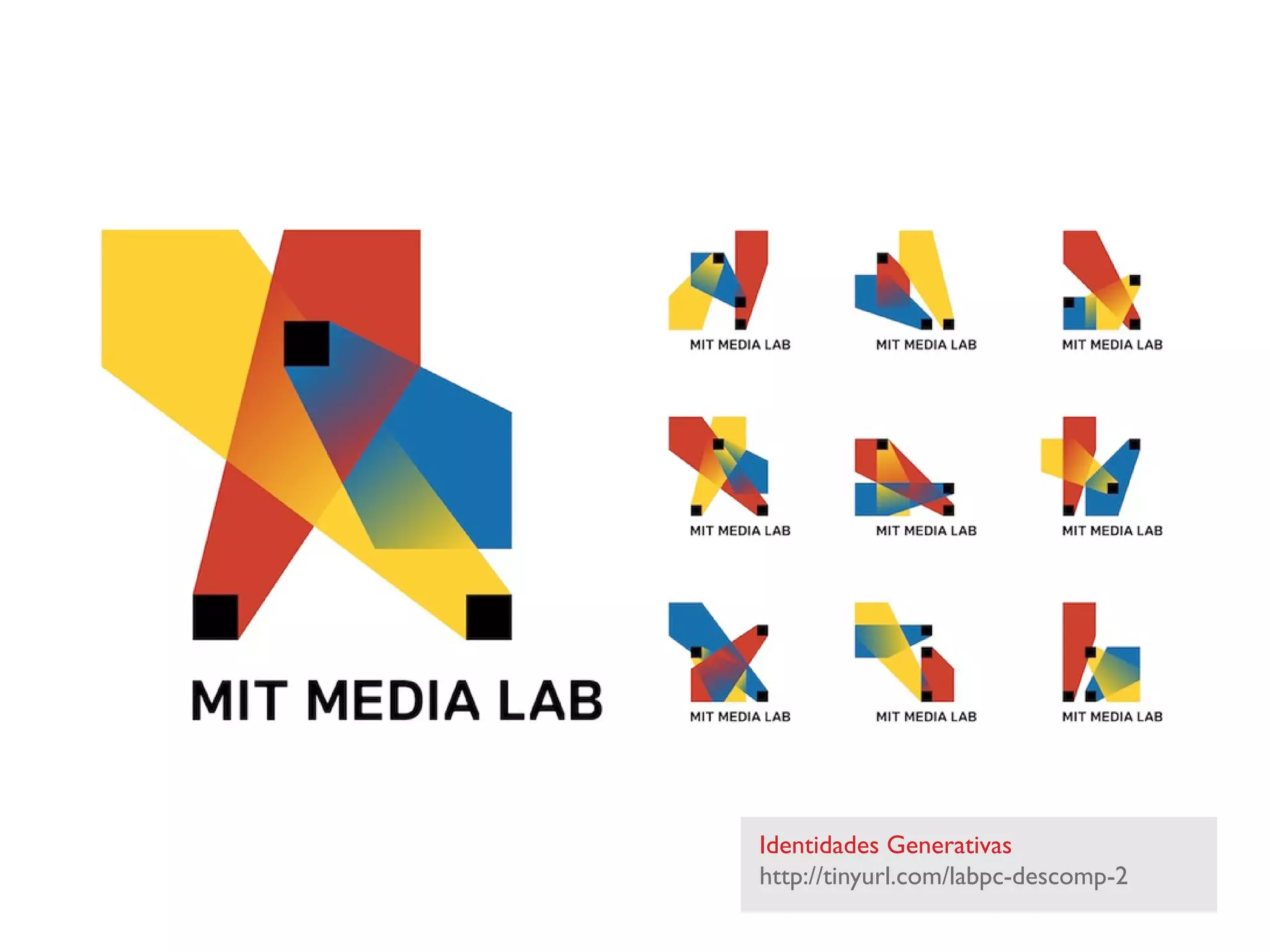 Identidades Generativas
http://tinyurl.com/labpc-descomp-2
 