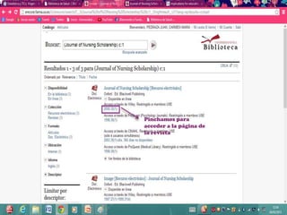 Pinchamos para
acceder a la página de
la revista
 