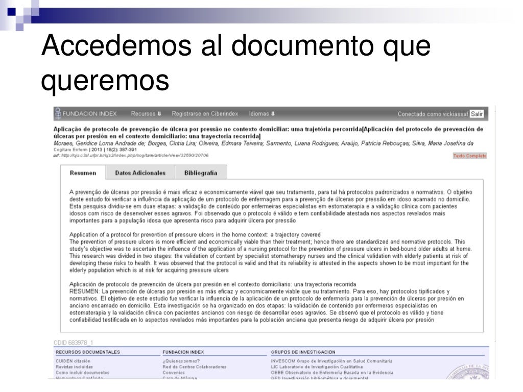 Búsqueda en Cuiden