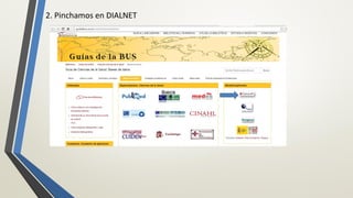 2. Pinchamos en DIALNET
 