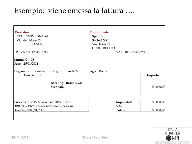 Fac Simile Ricevuta Associazione Culturale Esente Iva