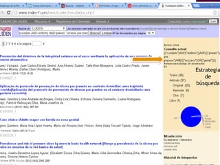 Estrategia
de
búsqueda
 