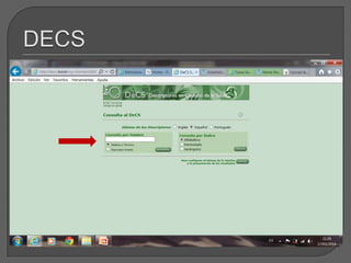 Seminario 3: Búsqueda bibliográfica en Pubmed