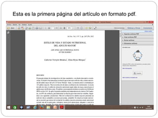 Esta es la primera página del artículo en formato pdf.
 