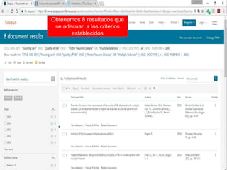 Obtenemos 8 resultados que
se adecuan a los criterios
establecidos
 