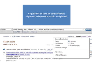 Cliqueamos en send to, seleccionamos
clipboard y cliqueamos en add to clipboard
 