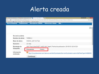 Alerta creada
 