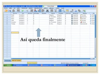Así queda finalmente
 