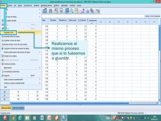 Realizamos el
mismo proceso
que si lo fuésemos
a guardar.
 