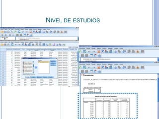 NIVEL DE ESTUDIOS
 