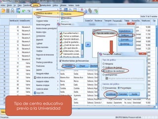 Tipo de centro educativo
  previo a la Universidad
 