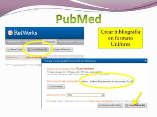 Crear bibliografía
en formato
Uniform

 