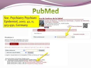 Soc. Psychiatry Psychiatr.
Epidemiol, 2007, 42, 11,
923-930, Germany

 